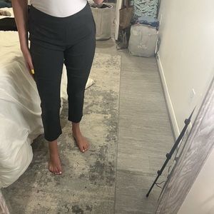 Gray work pants